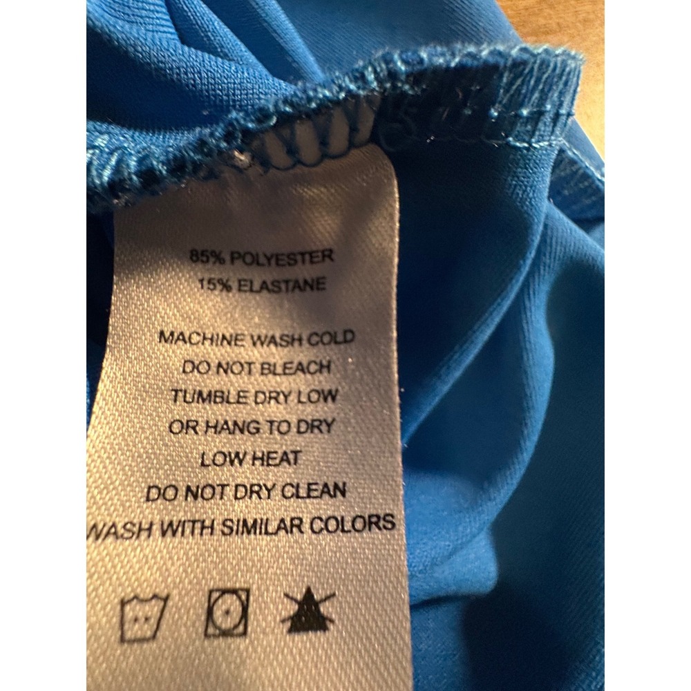 Smith & Quinn Grayson Ole Miss NWT Zip Pullover Powder Blue Ruffle Womens 
M - Picture 11 of 14